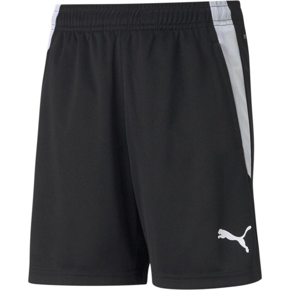 Puma Childrens/Kids Team Liga Training Football Shorts / Black/White